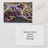 Carte de visite de perles (Devant / Derrière)