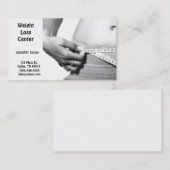 Carte de visite de perte de poids (Devant / Derrière)