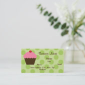 Carte de visite de petit gâteau (Debout devant)