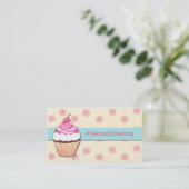 Carte de visite de petit gâteau (Debout devant)
