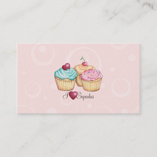 carte de visite de petit gâteau (Devant)