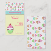 Carte de visite de petit gâteau (Devant / Derrière)