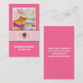 Carte de visite de petit gâteau (Devant / Derrière)