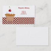 Carte de visite de petit gâteau (Devant / Derrière)