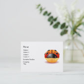 Carte de visite de petit gâteau de coccinelle (Debout devant)