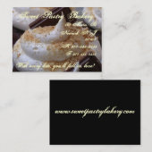 carte de visite de petit gâteau de smores (Devant / Derrière)