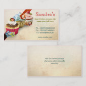 carte de visite de petits gâteaux pour la (Devant / Derrière)