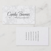 Carte de visite de Petunias ombragé (Devant / Derrière)