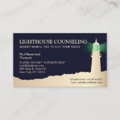 Carte de visite de phare Gold (Devant)