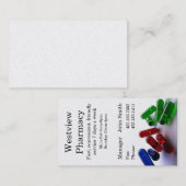 Carte de visite de pharmacie (Devant / Derrière)