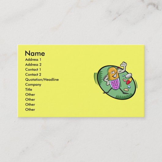 Carte de visite de pharmacien (Devant)