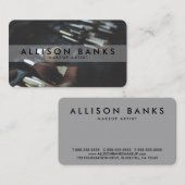 Carte de visite de photo de maquilleur (Devant / Derrière)