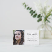 Carte de visite de photo de profil (Debout devant)