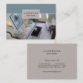 Carte de visite de photo d'échafaudage/vieux (Devant / Derrière)