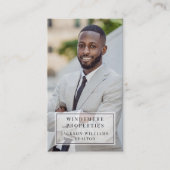 Carte de visite de photo immobilier moderne Realto (Devant)