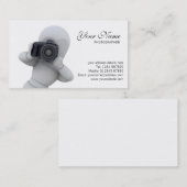 Carte de visite de photographe (Devant / Derrière)