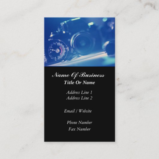 Carte de visite de photographe (Devant)