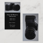 Carte de visite de photographe (Devant / Derrière)