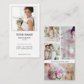 Carte de visite de photographe (Devant / Derrière)