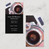 Carte de visite de photographe (Devant / Derrière)