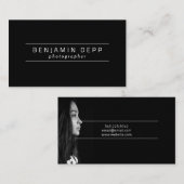 Carte de visite de photographe (Devant / Derrière)