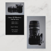 Carte de visite de photographe (Devant / Derrière)