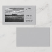 Carte de visite de photographe (Devant / Derrière)