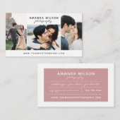 Carte de visite de photographe (Devant / Derrière)