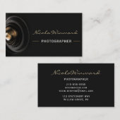 Carte de visite de photographe (Devant / Derrière)