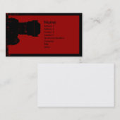 Carte de visite de photographe (Devant / Derrière)