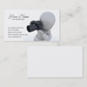 Carte de visite de photographe (Devant / Derrière)