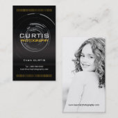 Carte de visite de photographe (Devant / Derrière)