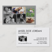Carte de visite de photographe (Devant / Derrière)