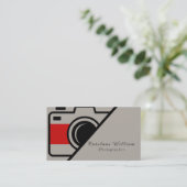 Carte de visite de photographe | Moderne (Debout devant)