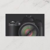 Carte de visite de photographes d'appareil-photo (Dos)