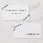 Carte de visite de photographie (Devant / Derrière)