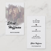 Carte de visite de photographie (Devant / Derrière)