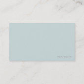 Carte de visite de photographie (Dos)