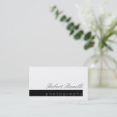 Carte de visite de photographie Cool moderne et ch (Debout devant)