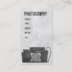 Carte de visite de photographie d'appareil-photo