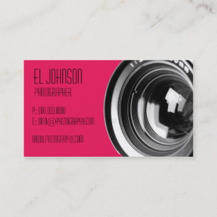Carte de visite de photographie de base (pétale R