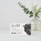 Carte de visite de photographie de caméra (Debout devant)