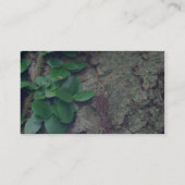 Carte de visite de photographie de la nature Feuil (Dos)