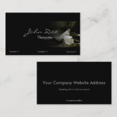 Carte de visite de photographie de mariage (Devant / Derrière)