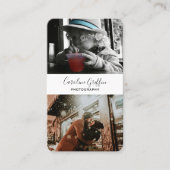 Carte de visite de photographie professionnel simp (Devant)