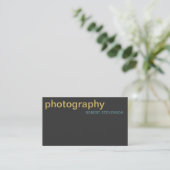 Carte de visite de photographie simple moderne (Debout devant)