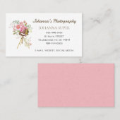 Carte de visite de photographie vintage (Devant / Derrière)