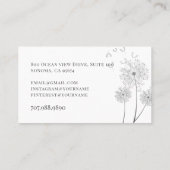 Carte de visite de physiothérapeute (Dos)