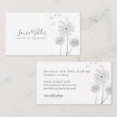 Carte de visite de physiothérapeute (Devant / Derrière)