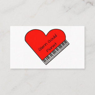 Carte de visite de pianiste